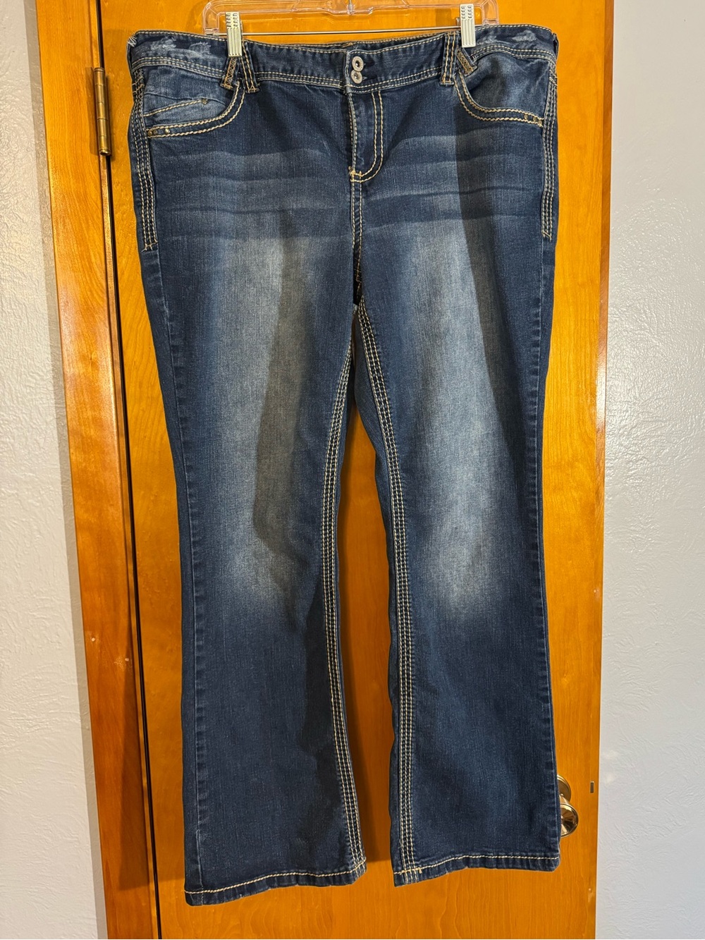 Maurices Women's Dark Blue Bootcut Jeans